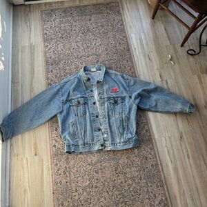 Embossed vintage Polaris jean jacket